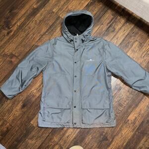 Vtg Carhartt C50 Mtg Metal Gray Parka Jacket Coat Chore